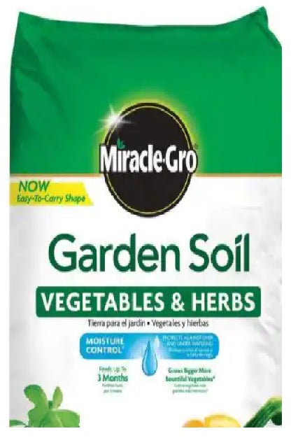 Miraclegro , Garden Soil Vegetables and Herbs, 1,5 Cubic Ft.