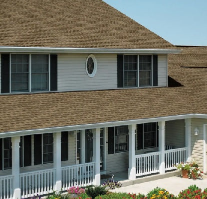 Timberline® NS Shingles Value and performance in a natural wood-shake look.