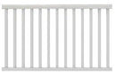 Traditional 6 ft. x 36 in. White PolyComposite Pre-Built Rail Kit without Brackets, Veranda brand