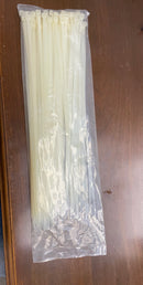 White 15" Zip Ties