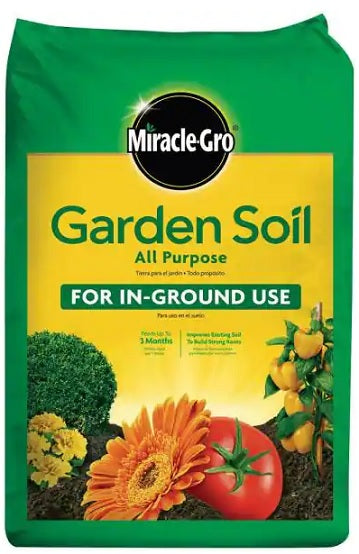 MiracleGro Garden Soil All Purpose for In-Ground Use, 0.75 cu. ft.