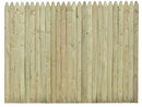 6'X8' PT SPF 4" Pressure-Treated Spruce Moulded Stockade Fence Panel