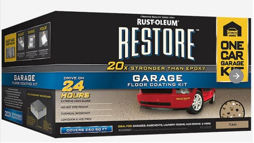 Rust-Oleum  Restore 2-part Tan Gloss Concrete and Garage Floor Paint Kit (76-oz)